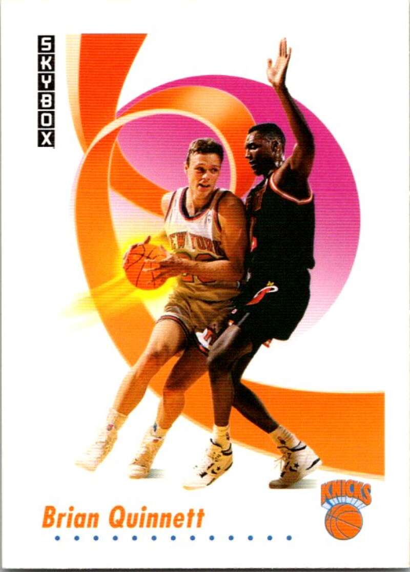 1991-92 SkyBox #193 Brian Quinnett New York Knicks V77166 Image 1