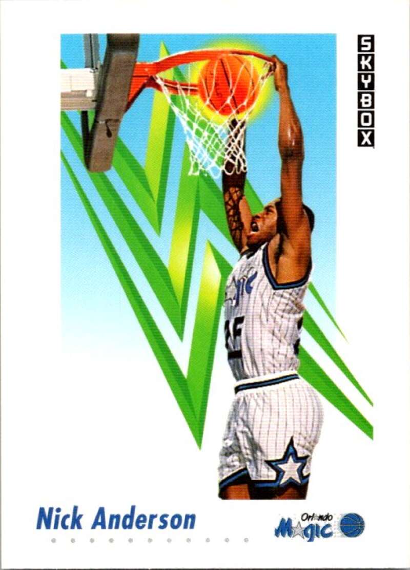 1991-92 SkyBox #200 Nick Anderson Orlando Magic V77175 Image 1