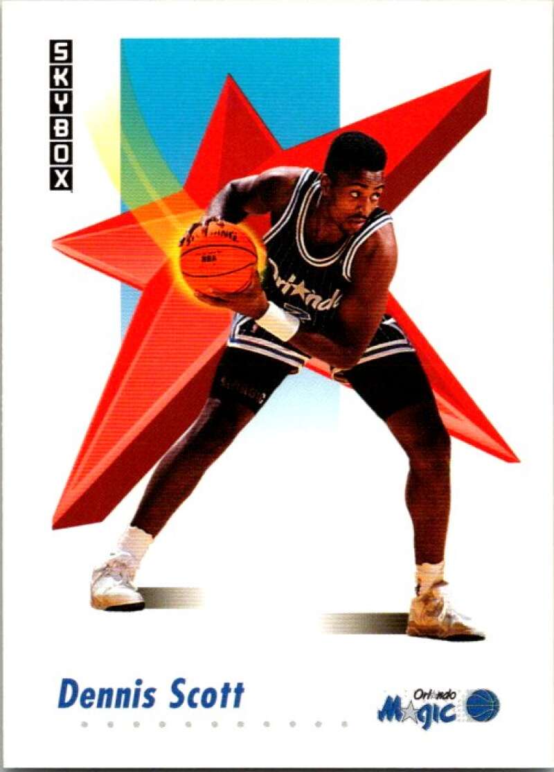 1991-92 SkyBox #205 Dennis Scott Orlando Magic V77183 Image 1
