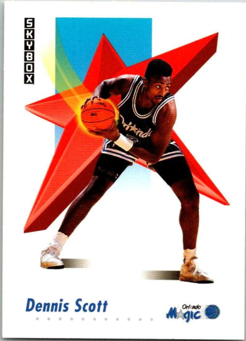 1991-92 SkyBox #205 Dennis Scott Orlando Magic V77184 Image 1