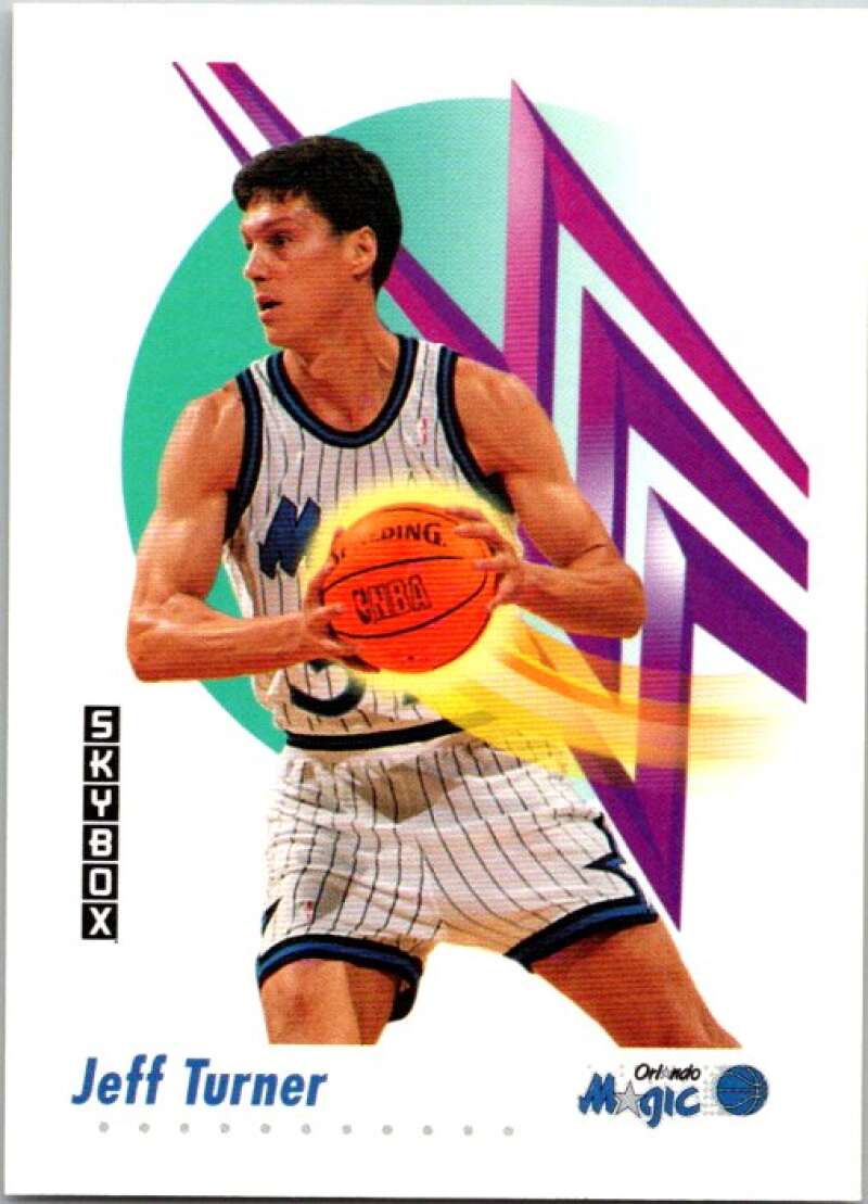 1991-92 SkyBox #208 Jeff Turner Orlando Magic V77189 Image 1