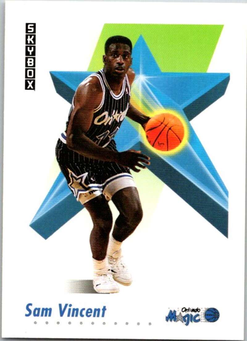 1991-92 SkyBox #209 Sam Vincent Orlando Magic V77190 Image 1