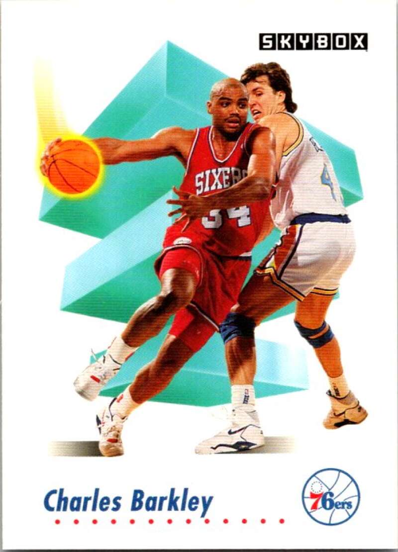 1991-92 SkyBox #211 Charles Barkley Philadelphia 76ers V77192 Image 1