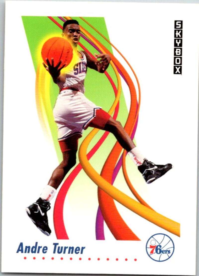 1991-92 SkyBox #219 Andre Turner Philadelphia 76ers V77204 Image 1
