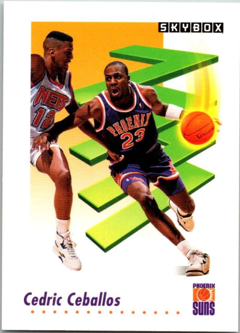 1991-92 SkyBox #222 Cedric Ceballos Phoenix Suns V77208 Image 1