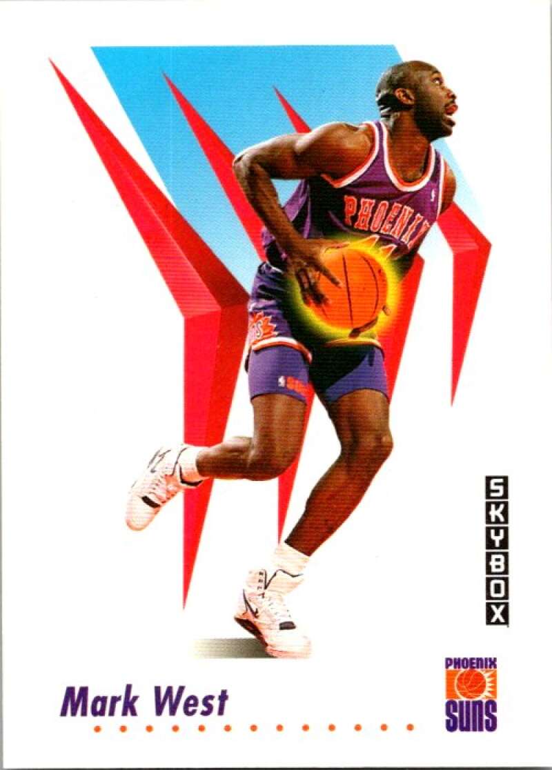 1991-92 SkyBox #231 Mark West Phoenix Suns V77223 Image 1