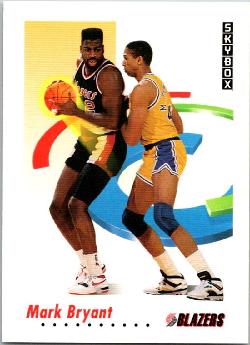 1991-92 SkyBox #234 Mark Bryant Portland Trail Blazers V77227 Image 1