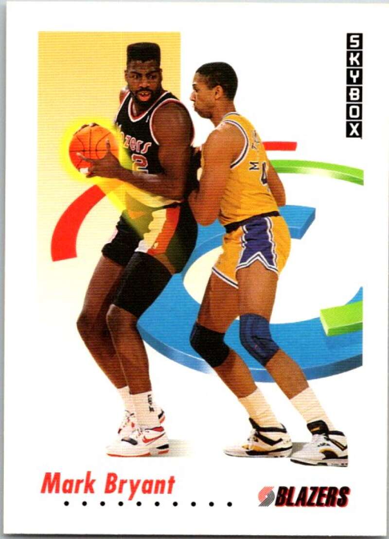1991-92 SkyBox #234 Mark Bryant Portland Trail Blazers V77228 Image 1