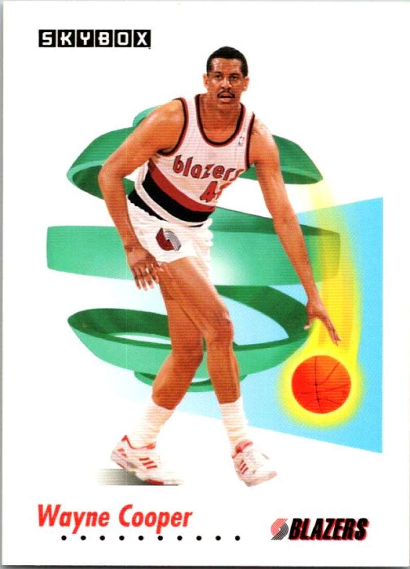 1991-92 SkyBox #235 Wayne Cooper Portland Trail Blazers V77229 Image 1