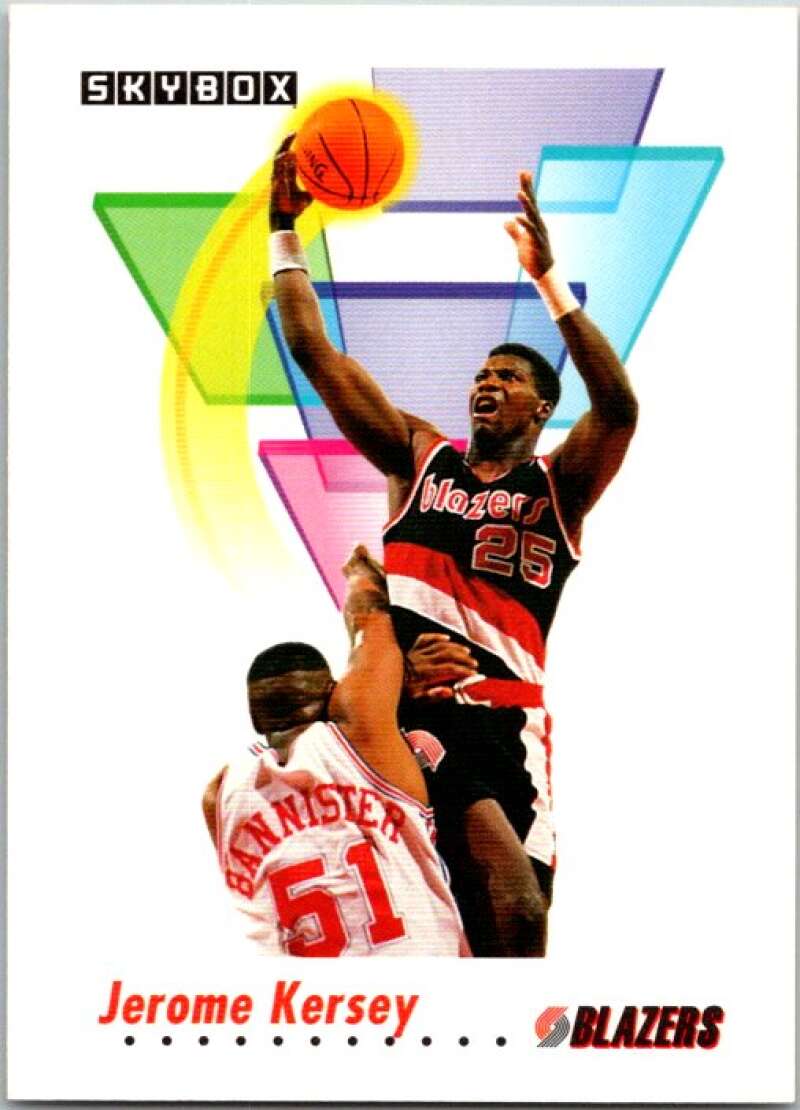 1991-92 SkyBox #239 Jerome Kersey Portland Trail Blazers V77235 Image 1