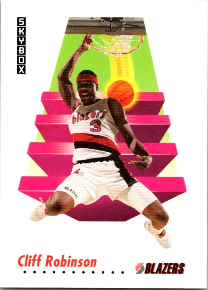 1991-92 SkyBox #241 Clifford Robinson Portland Trail Blazers V77239 Image 1