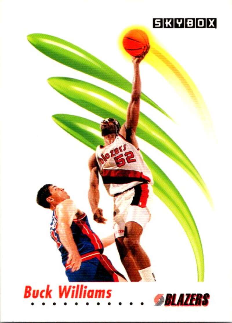 1991-92 SkyBox #242 Buck Williams Portland Trail Blazers V77241 Image 1