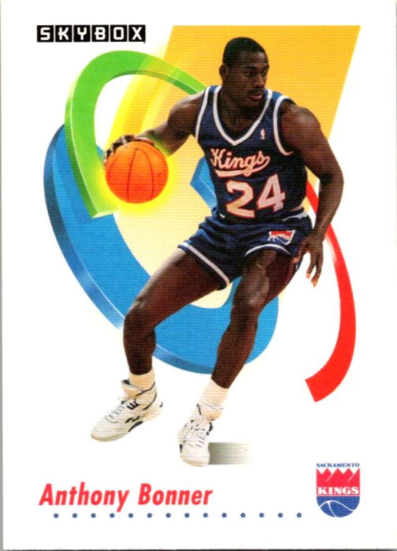 1991-92 SkyBox #243 Anthony Bonner Sacramento Kings V77243 Image 1