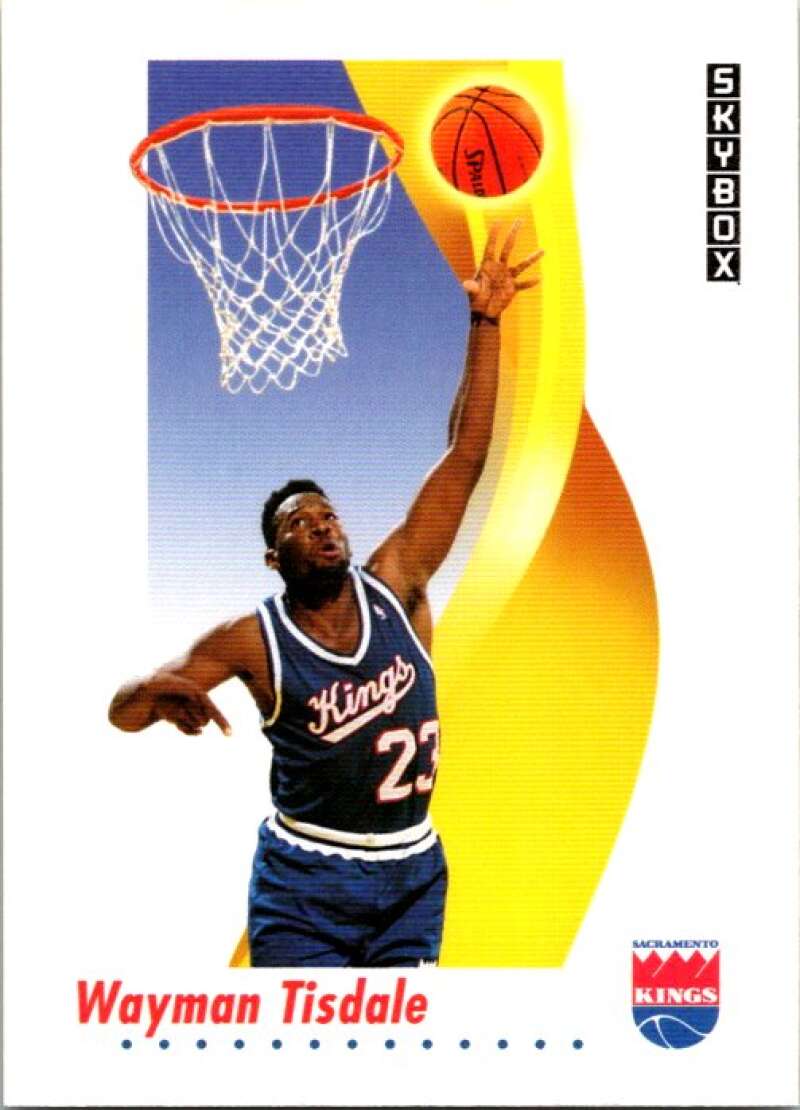 1991-92 SkyBox #252 Wayman Tisdale Sacramento Kings V77257 Image 1