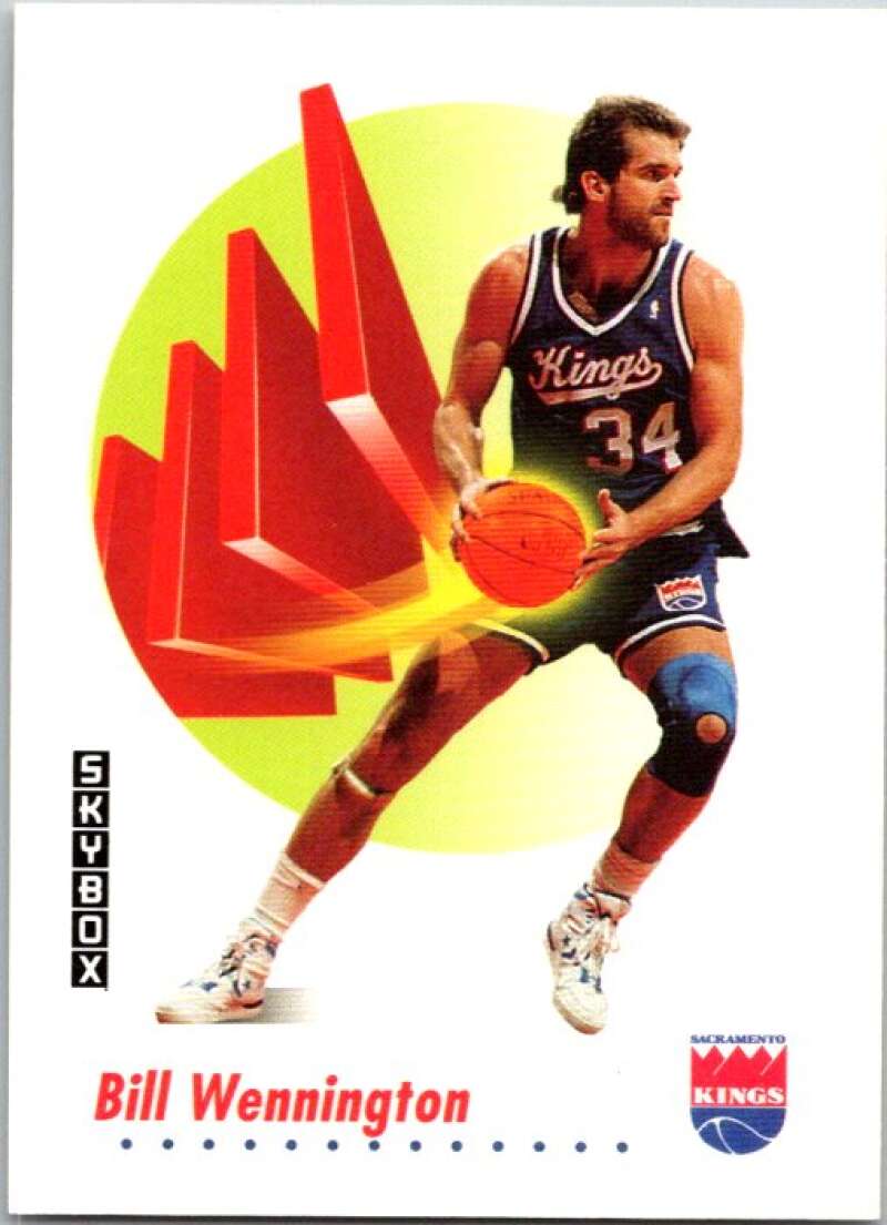 1991-92 SkyBox #253 Bill Wennington Sacramento Kings V77258 Image 1