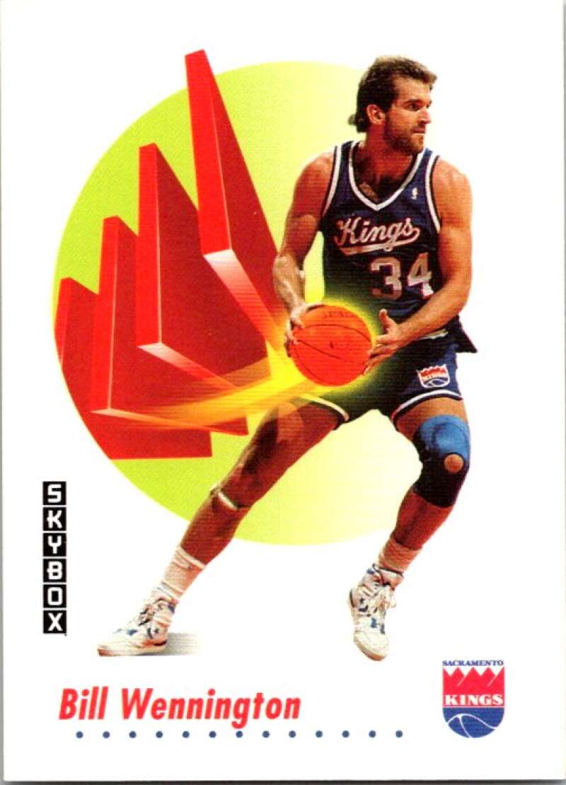 1991-92 SkyBox #253 Bill Wennington Sacramento Kings V77259 Image 1