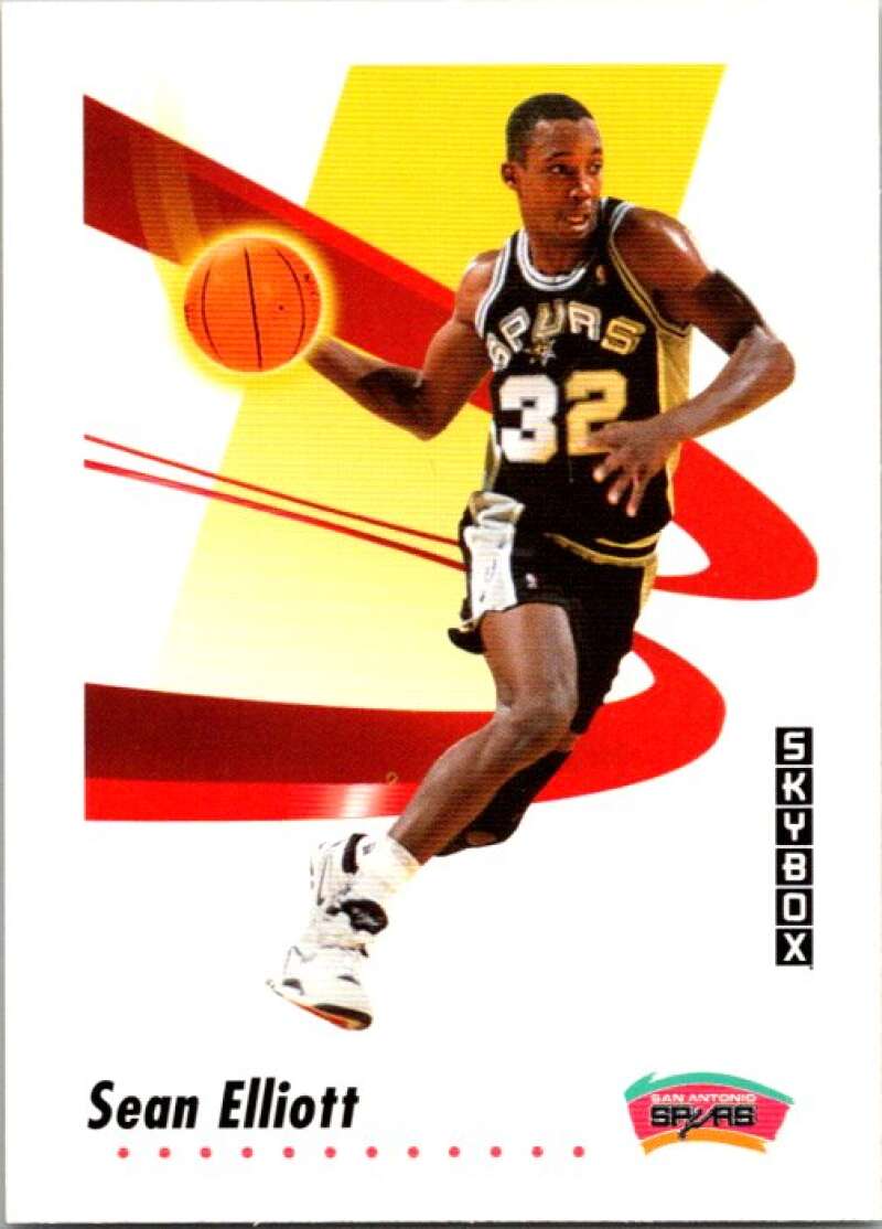 1991-92 SkyBox #256 Sean Elliott San Antonio Spurs V77262 Image 1