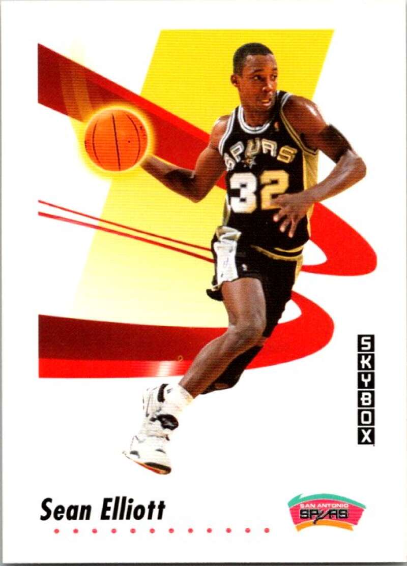 1991-92 SkyBox #256 Sean Elliott San Antonio Spurs V77263 Image 1