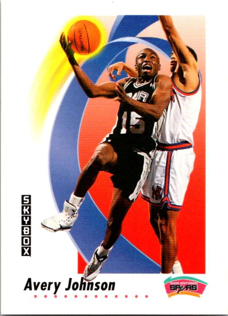 1991-92 SkyBox #259 Avery Johnson San Antonio Spurs V77267 Image 1