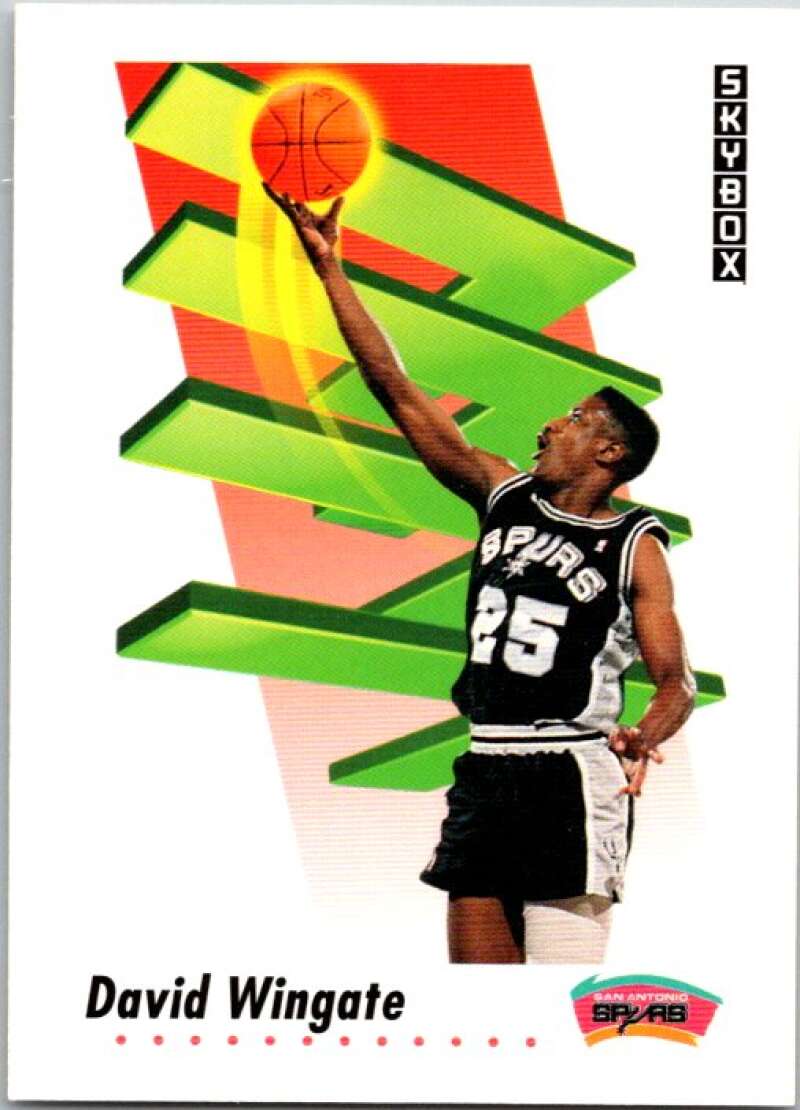 1991-92 SkyBox #264 David Wingate San Antonio Spurs V77272 Image 1