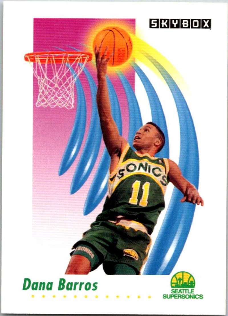 1991-92 SkyBox #265 Dana Barros Seattle SuperSonics V77273 Image 1