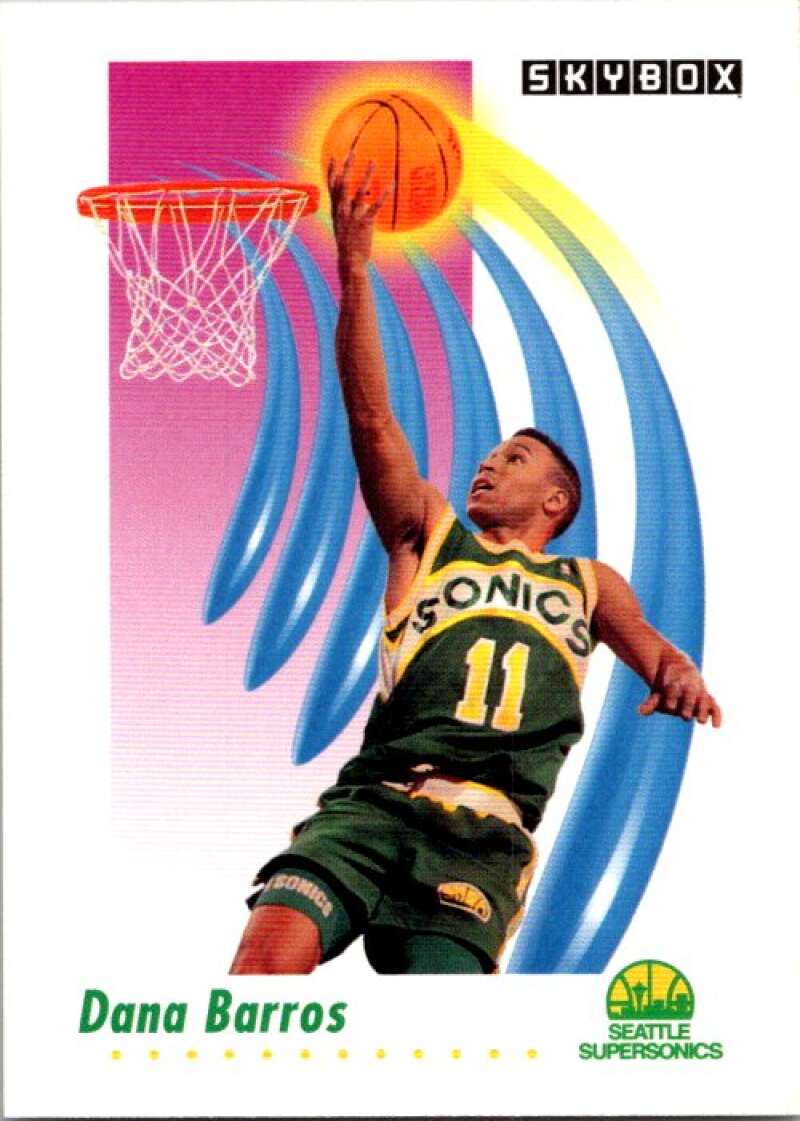 1991-92 SkyBox #265 Dana Barros Seattle SuperSonics V77274 Image 1