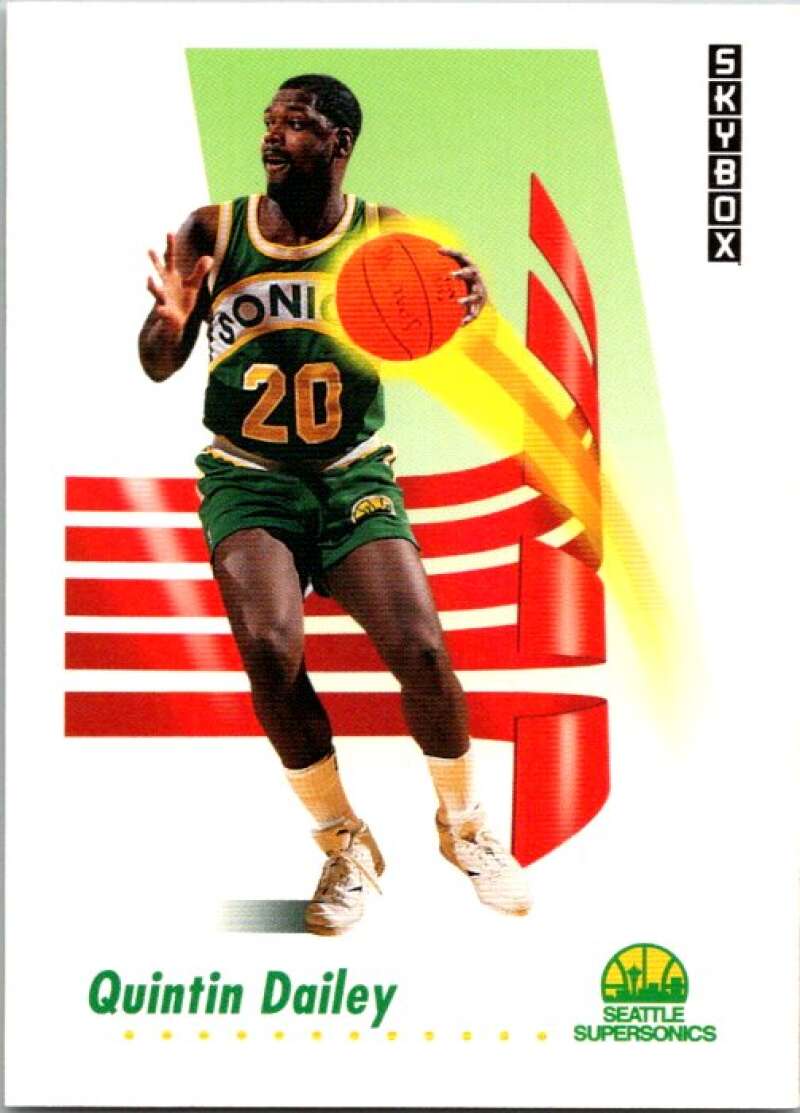 1991-92 SkyBox #268 Quintin Dailey Seattle SuperSonics V77277 Image 1