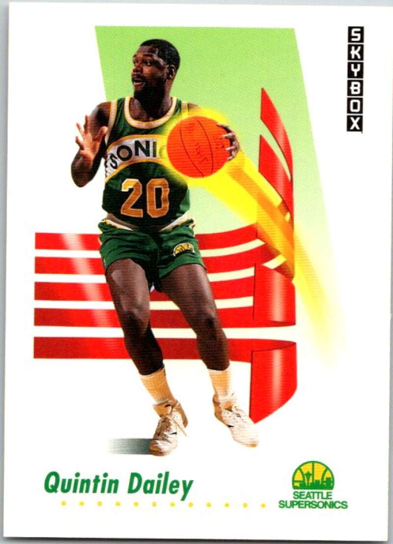 1991-92 SkyBox #268 Quintin Dailey Seattle SuperSonics V77278 Image 1