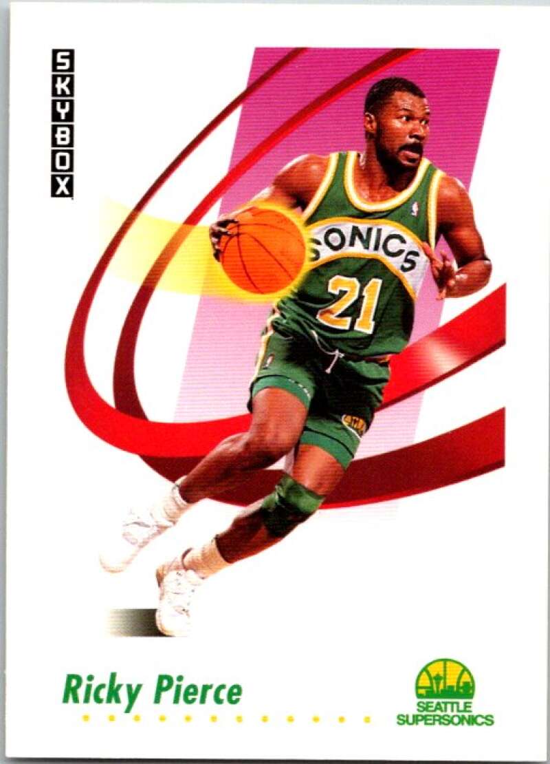1991-92 SkyBox #269 Ricky Pierce Seattle SuperSonics V77279 Image 1