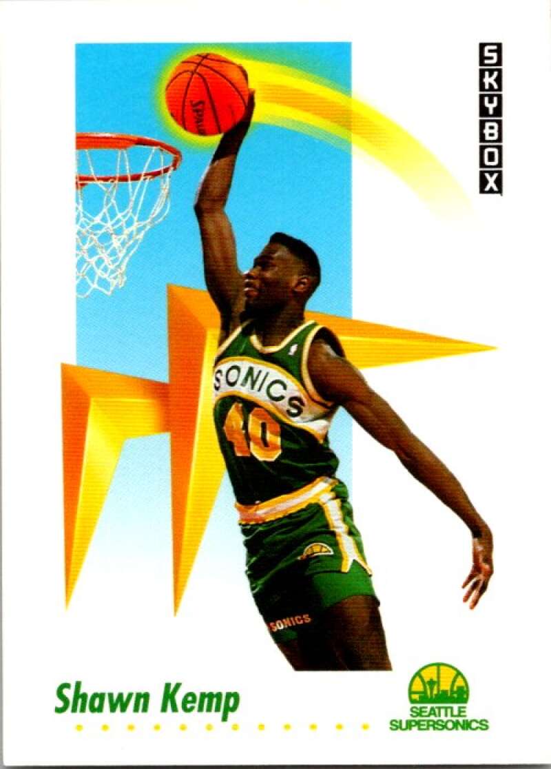1991-92 SkyBox #271 Shawn Kemp Seattle SuperSonics V77283 Image 1
