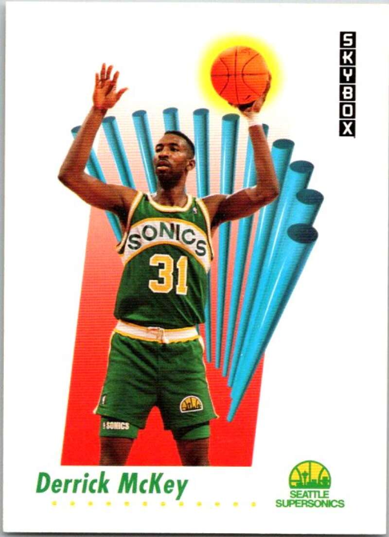 1991-92 SkyBox #272 Derrick McKey Seattle SuperSonics V77284 Image 1