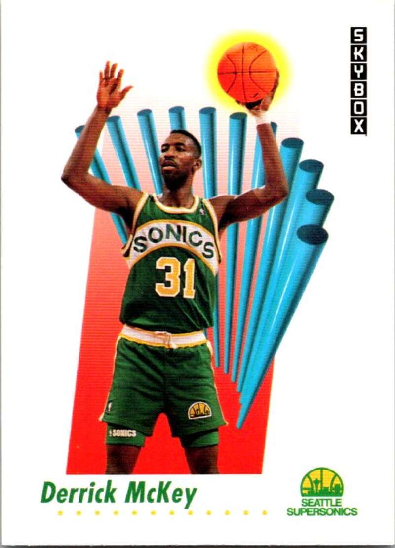 1991-92 SkyBox #272 Derrick McKey Seattle SuperSonics V77285 Image 1