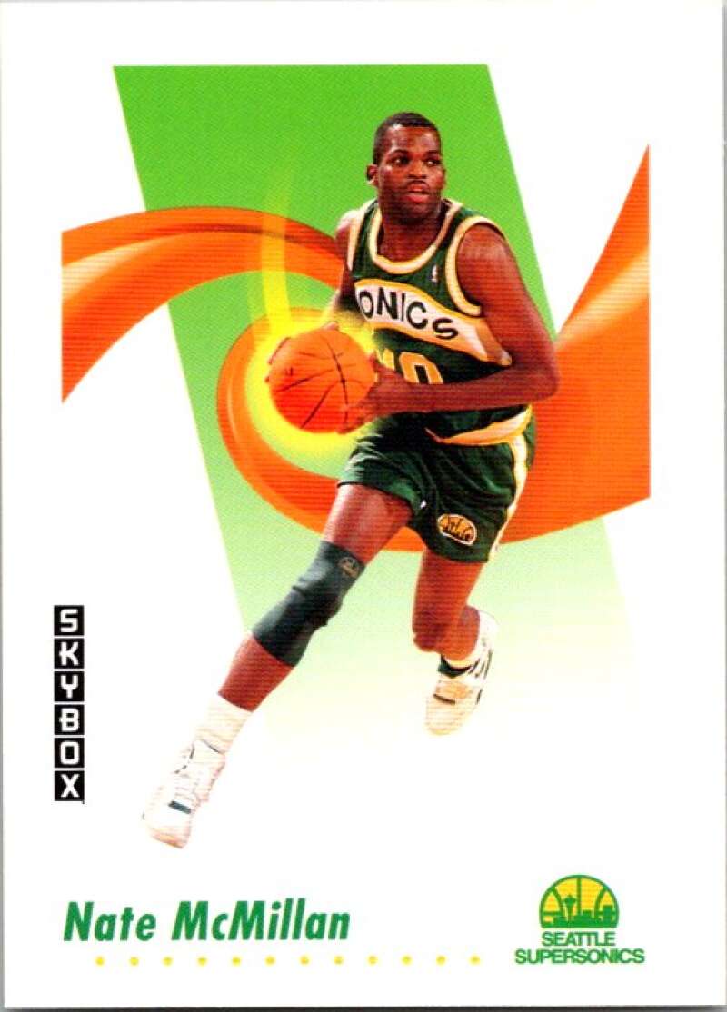 1991-92 SkyBox #273 Nate McMillan Seattle SuperSonics V77286 Image 1