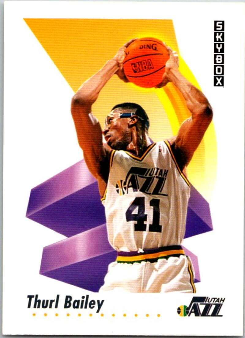 1991-92 SkyBox #276 Thurl Bailey Utah Jazz V77290 Image 1