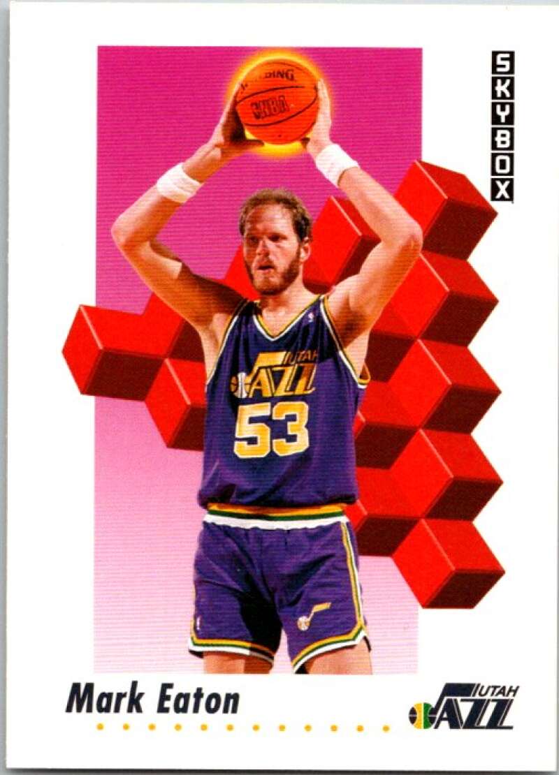 1991-92 SkyBox #279 Mark Eaton Utah Jazz V77295 Image 1
