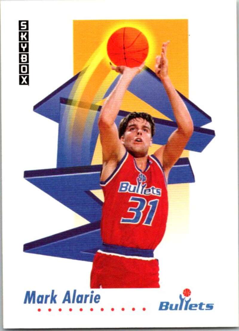 1991-92 SkyBox #287 Mark Alarie Washington Bullets V77305 Image 1