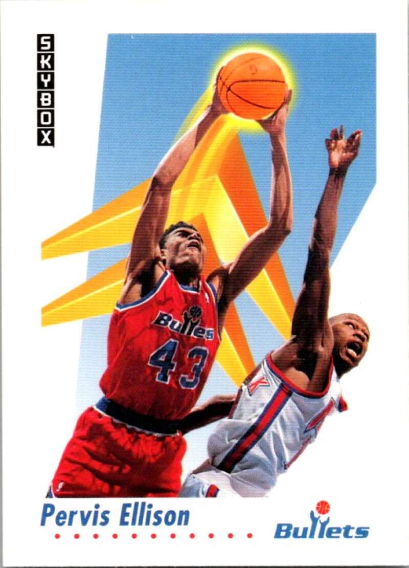 1991-92 SkyBox #289 Pervis Ellison Washington Bullets V77308 Image 1