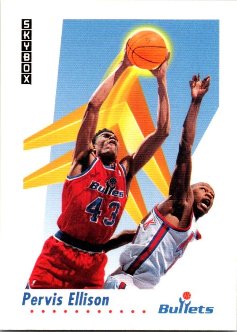 1991-92 SkyBox #289 Pervis Ellison Washington Bullets V77310 Image 1