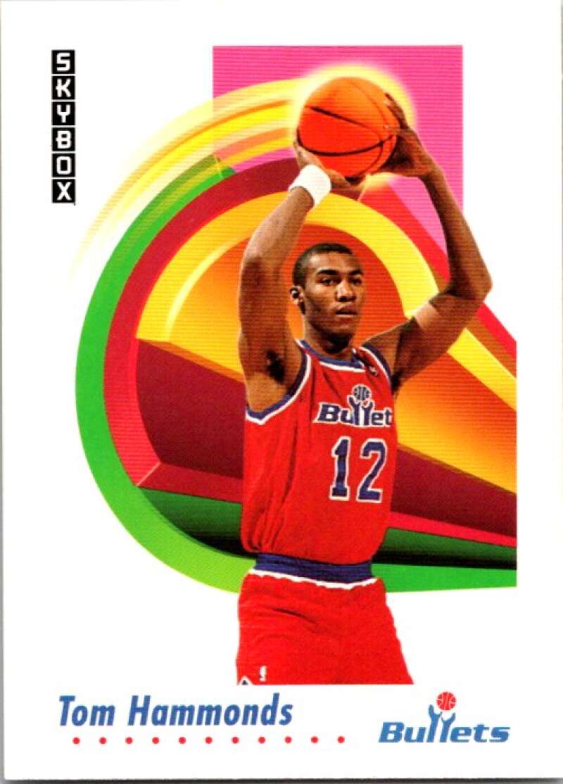 1991-92 SkyBox #292 Tom Hammonds Washington Bullets V77313 Image 1