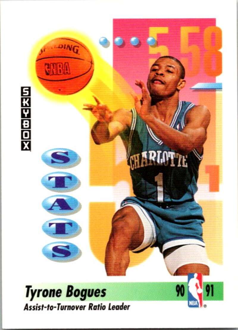 1991-92 SkyBox #298 Tyrone Bogues Charlotte Hornets V77322 Image 1