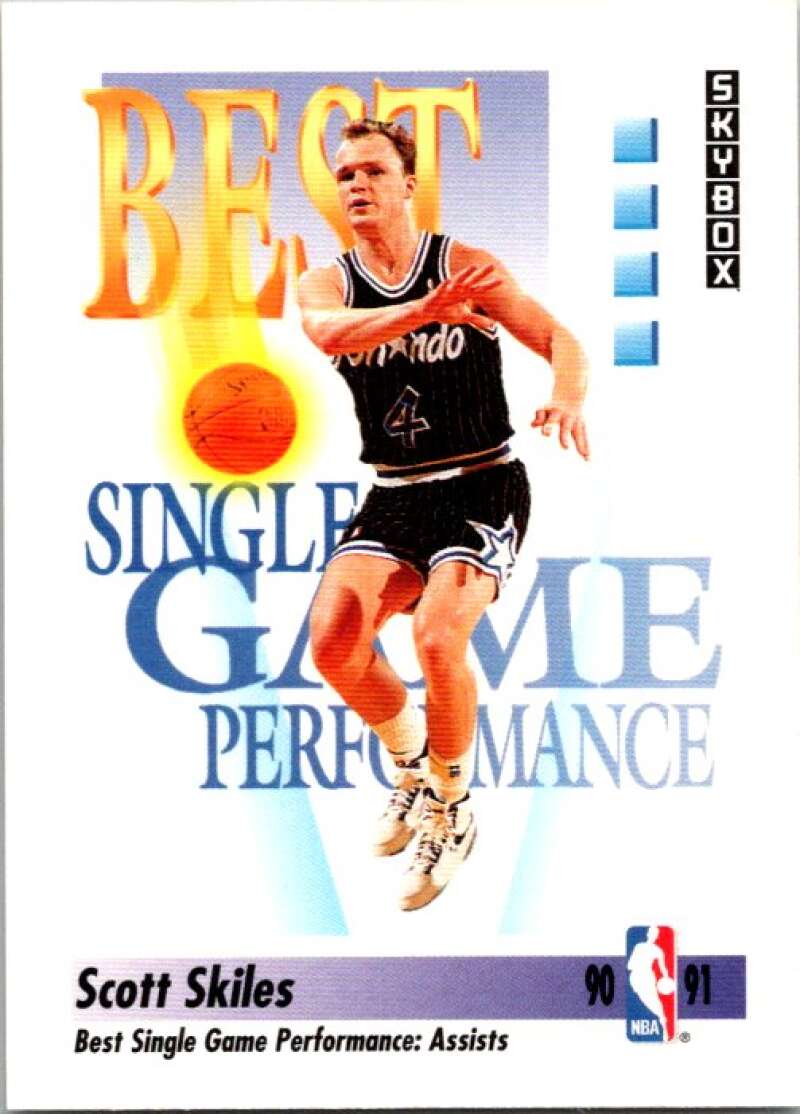 1991-92 SkyBox #310 Scott Skiles Orlando Magic V77342 Image 1