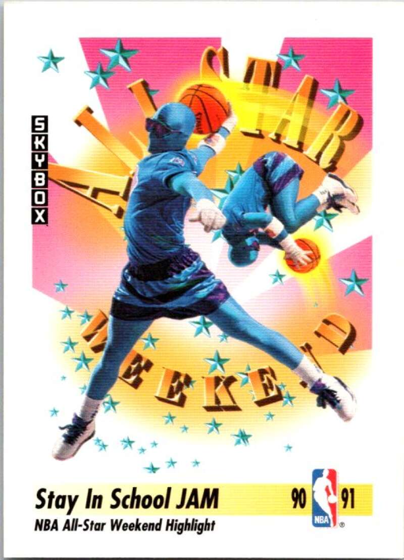 1991-92 SkyBox #313 Stay In School Jam V77346 Image 1