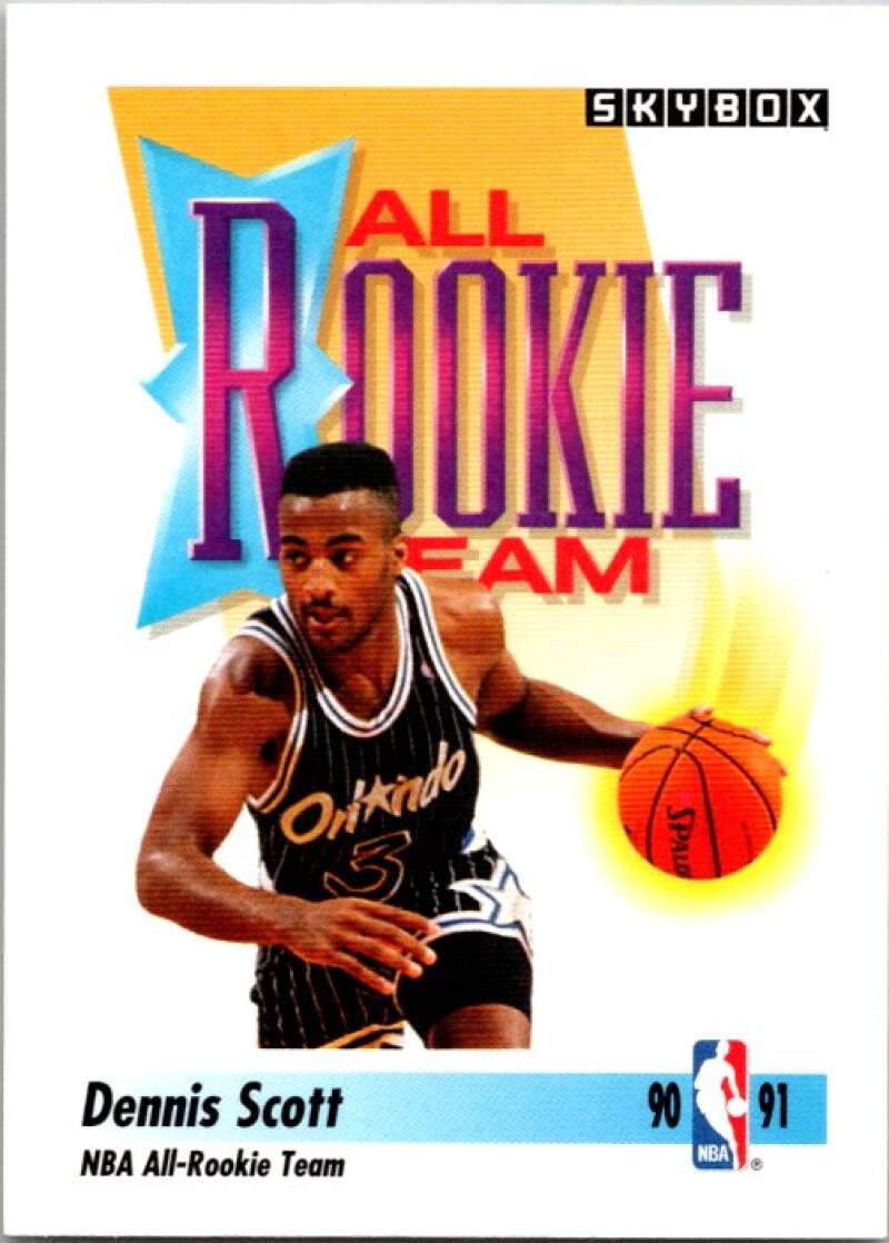 1991-92 SkyBox #320 Dennis Scott Orlando Magic V77357 Image 1