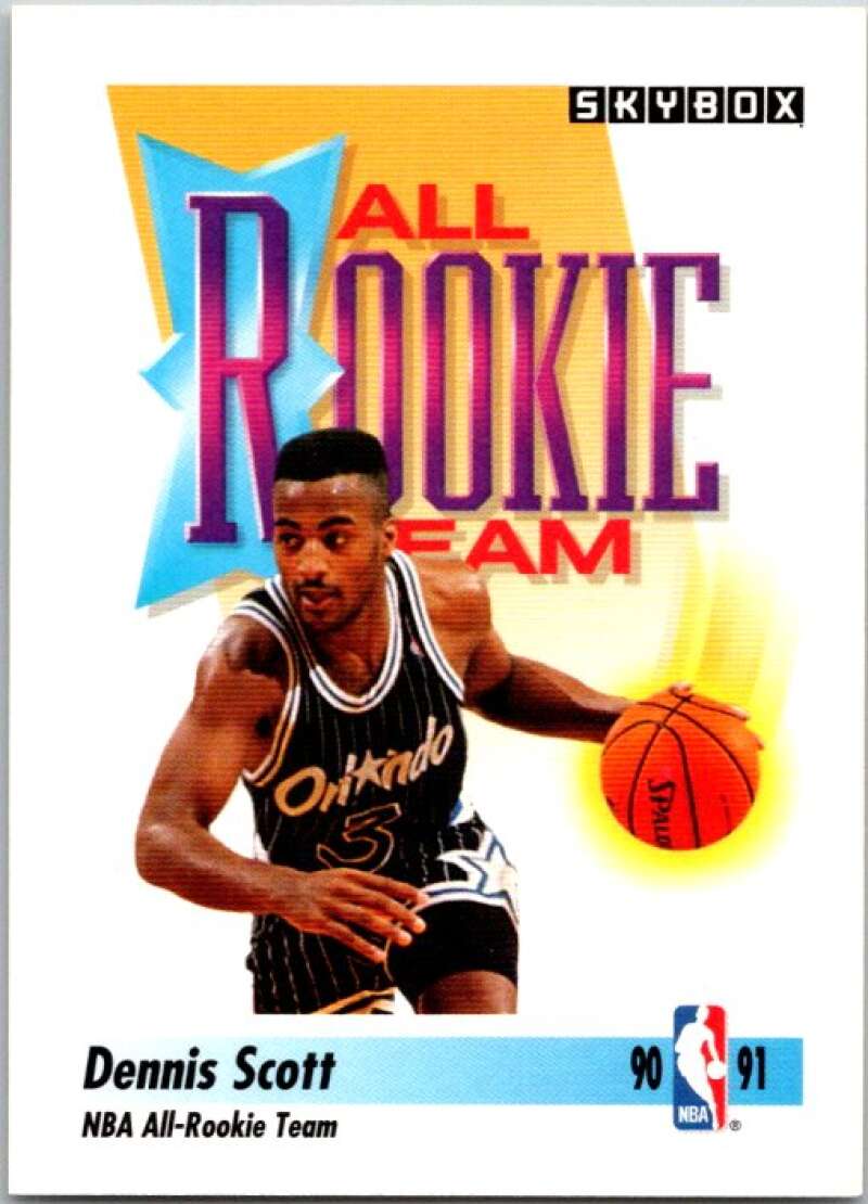 1991-92 SkyBox #320 Dennis Scott Orlando Magic V77358 Image 1