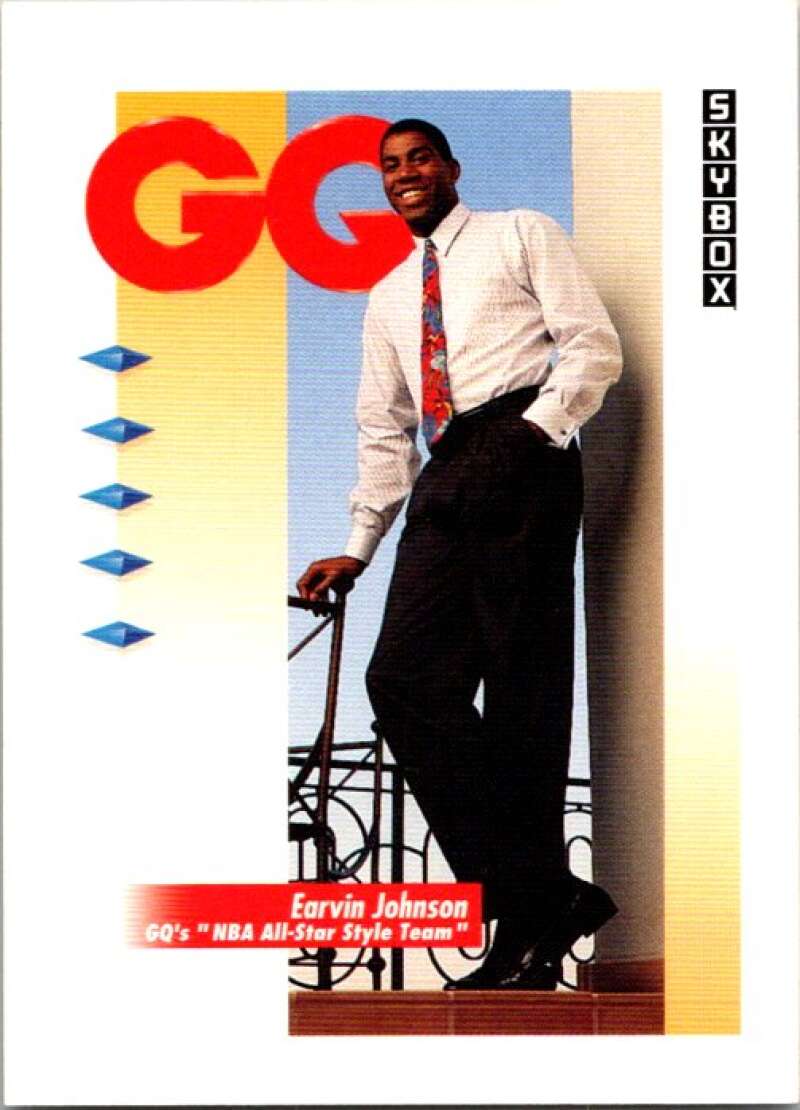 1991-92 SkyBox #323 Magic Johnson Los Angeles Lakers V77361 Image 1