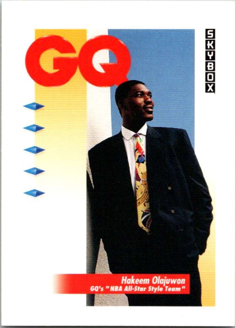 1991-92 SkyBox #324 Hakeem Olajuwon Houston Rockets V77363 Image 1