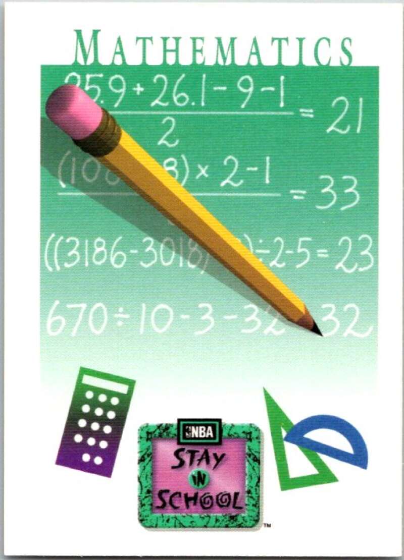 1991-92 SkyBox #339 Mathematics V77383 Image 1