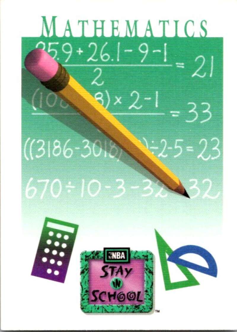 1991-92 SkyBox #339 Mathematics V77384 Image 1
