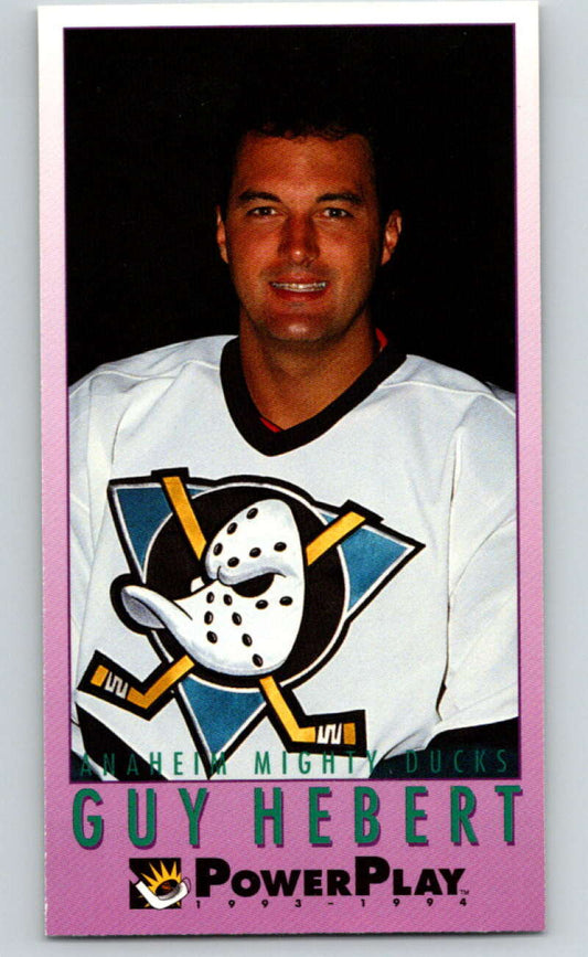 1993-94 PowerPlay #2 Guy Hebert  Anaheim Ducks  V77401 Image 1