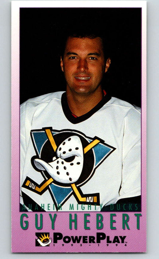 1993-94 PowerPlay #2 Guy Hebert  Anaheim Ducks  V77402 Image 1